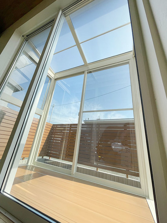 サンルーム室内干し